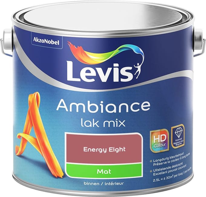 Levis - Ambiance Lak Mat Mix - Energy Eight - Mengverf - 2,5 L