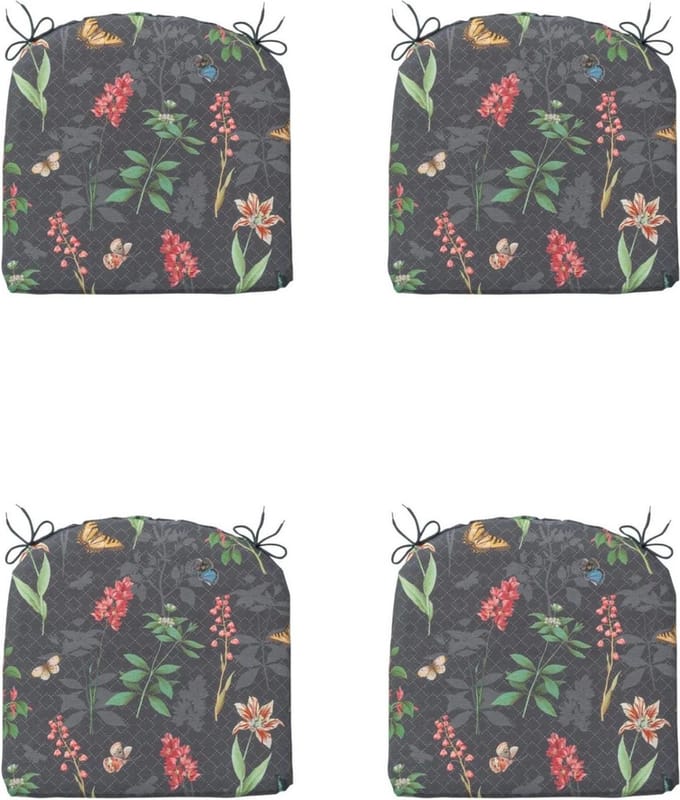 Madison - Zitkussen - Universeel - 4st - 46x48cm - Clea Grey - Grijs