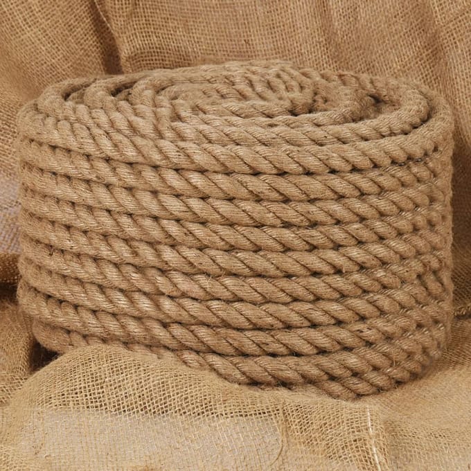 vidaXL - Touw - 25 - m - lang - 24 - mm - dik - jute