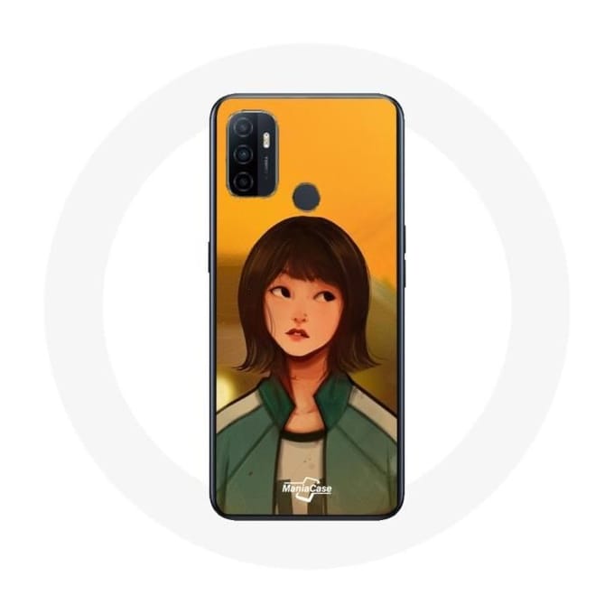 Coque Oppo A53 Squid Game Ji Yeong Numéro 240