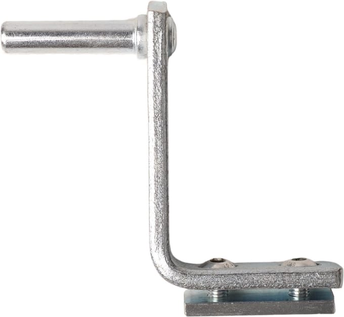 Scharnier compleet voor achterklep aanhanger - 91x50 mm