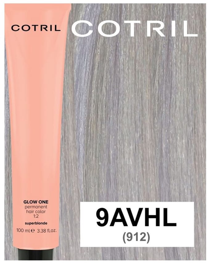 COTRIL GLOW ONE PERMANENT HC 9AVHL BIONDO CHIARISS. SUPERSCH. CENERE IRISEE 100 ML