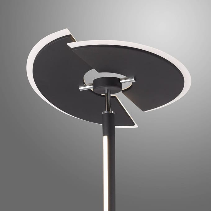 LED vloerlamp PURE Mutil, grafiet, leeslamp, CCT