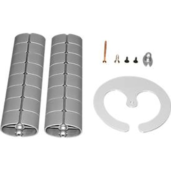 Premium kabelslang, L 1250 mm, blank aluminium