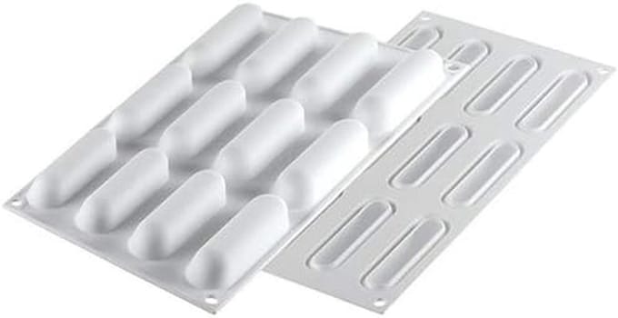 Siliconen Mal voor Patisserie 12 vormen Vingers 30ml