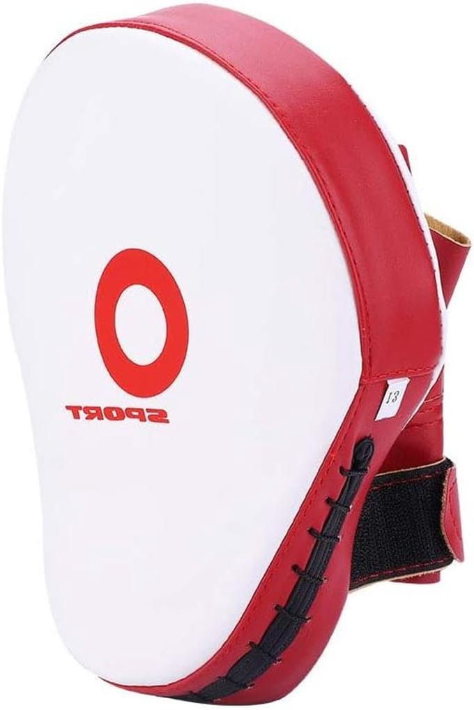 Karate Bokskussen - Bokspad Ademend - Sport Training - Schokabsorberende Vulling - 25 x 20 x 7 cm - Wit