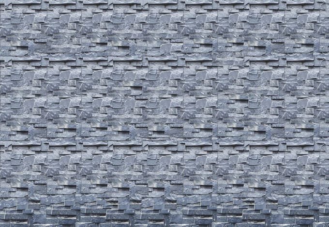 Fotobehang Stone Wall | XL - 208cm x 146cm | 130g/m2 Vlies