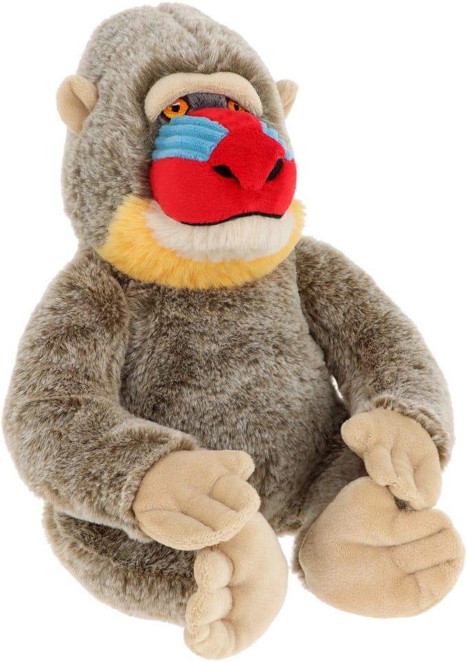 Keel Toys Mandril - 25 cm - Dieren knuffelbeesten