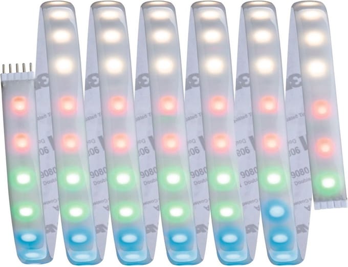 2.5m, IP44, 28W, 1000lm/m, 72 LEDs/m, RGBW+