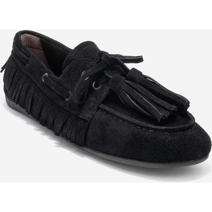 Fenora Leren Kwast Loafer Dames