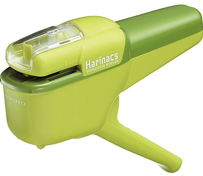 Nietmachine zonder klemmen voor 10 vellen - Groene kleur
