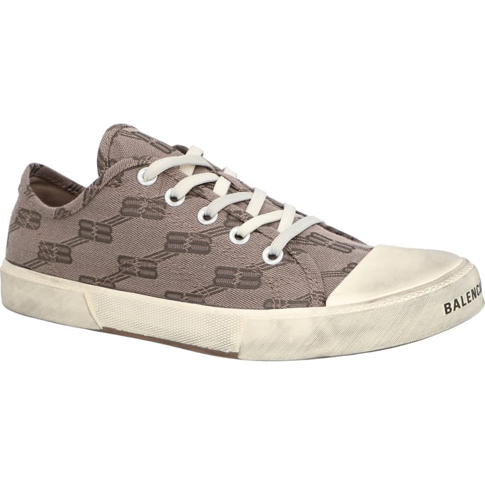 Balenciaga Parijs Lage Bb Monogram Bruin