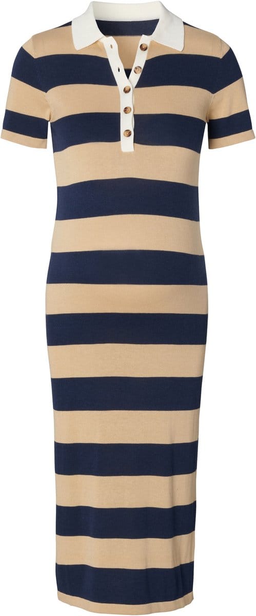 Noppies Jurk Dress nursing SS midi Zwangerschap - Maat Medium