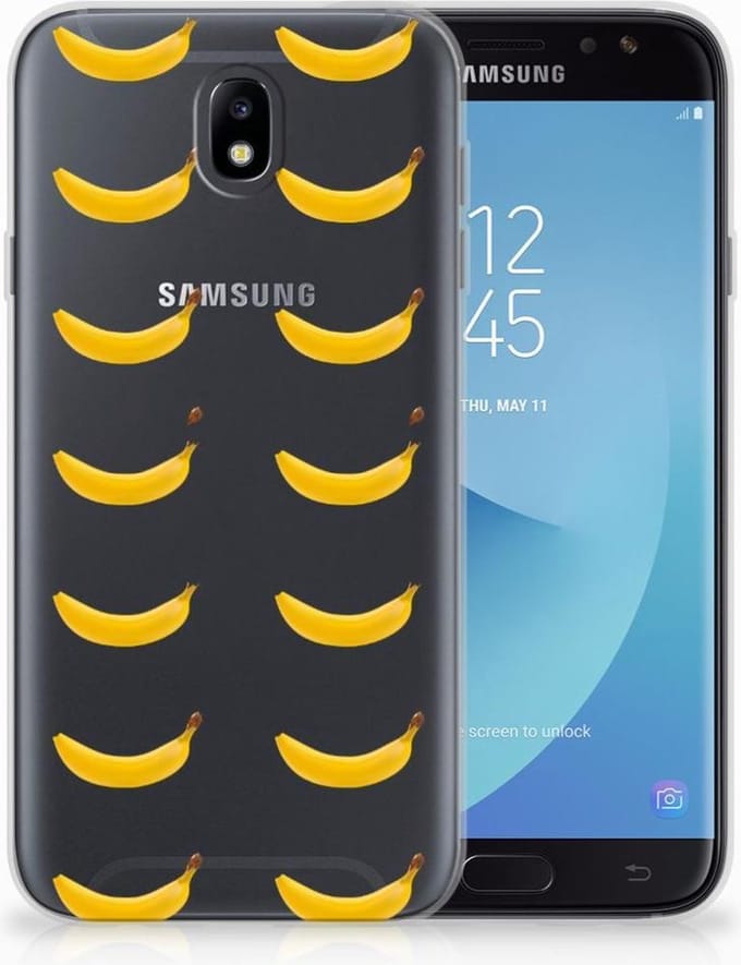 Back Cover voor Samsung Galaxy J7 2017 | J7 Pro Siliconen Case Banana