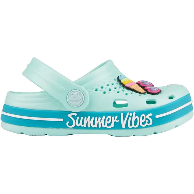 Coqui Klompen Kinderen Lindo Mintgroen-Turquoise - Maat 24-25