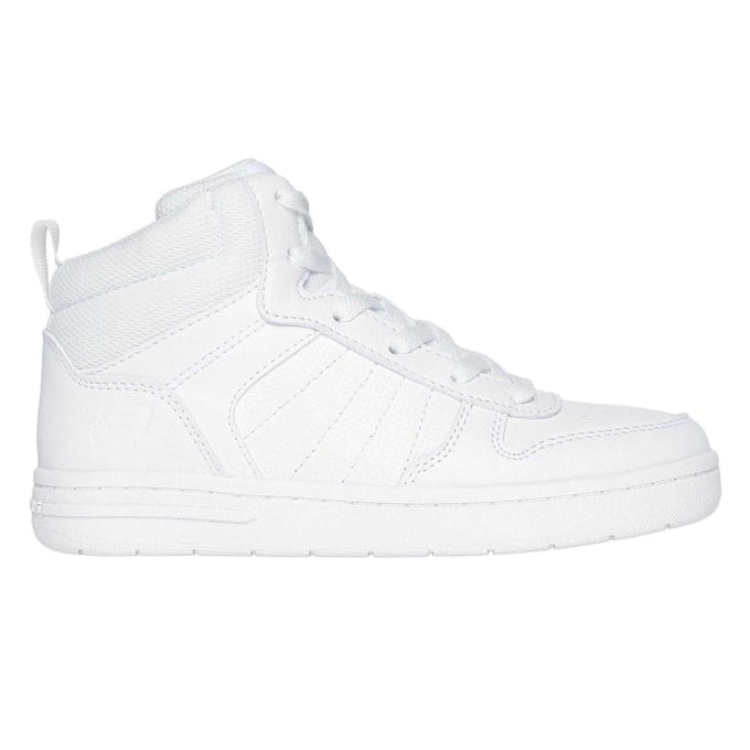 Skechers Kinder Smith Street Hoge Sneakers (Wit)