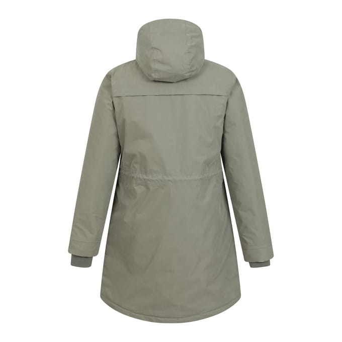 Mountain Warehouse Dames/Dames Acorn Waterdichte Borg Gevoerde Parka (Kaki Groen)