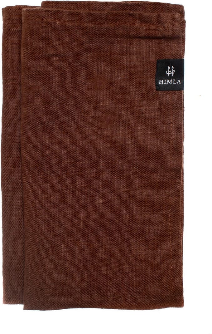 Himla Sunshine linnen servet - 4 stuks - rustique