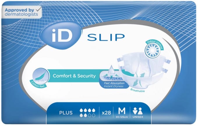 ID Expert Slip Plus Medium - 4 paquets de 28 protections