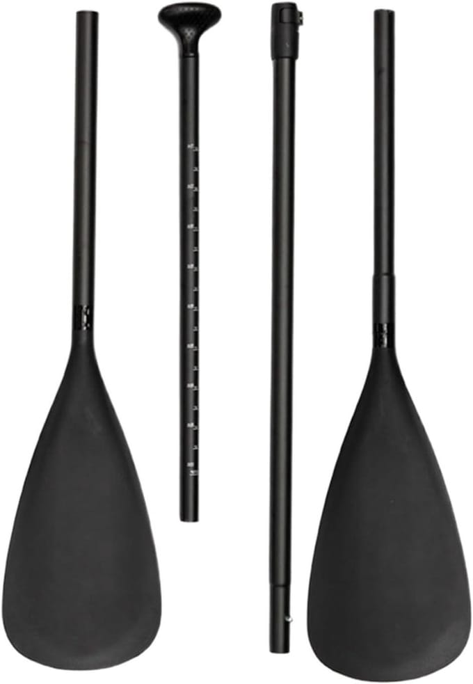 Kayak Paddles for Adults - 2-in-1 Adjustable Double Paddle, Telescopic Double Paddle, Lightweight Alloy, Quick Change, Ergonomic, Simple and Double Combi Paddle, for River Water