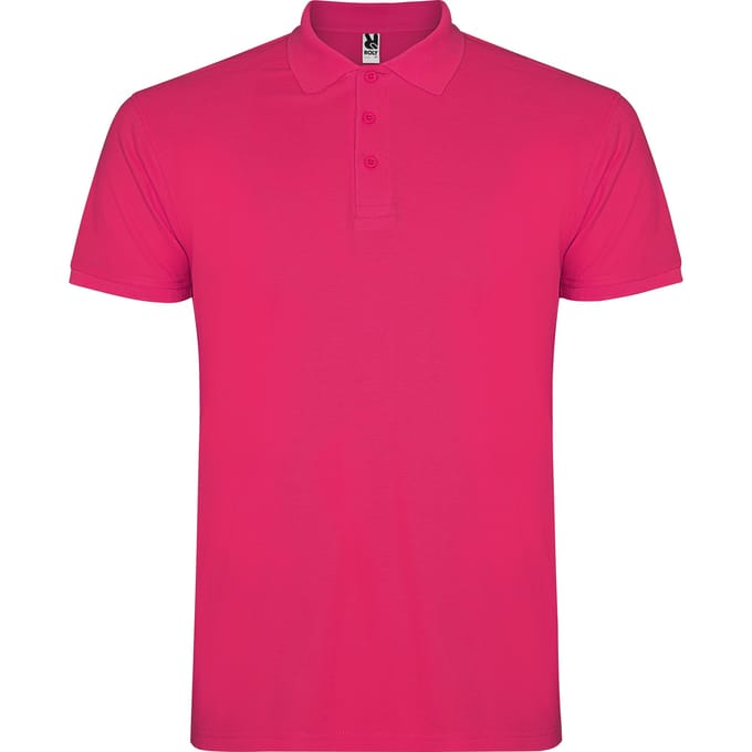 Roly Heren Ster Poloshirt (Rozet)
