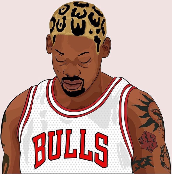 Airfreshener - Dennis Rodman - Chicago Bulls