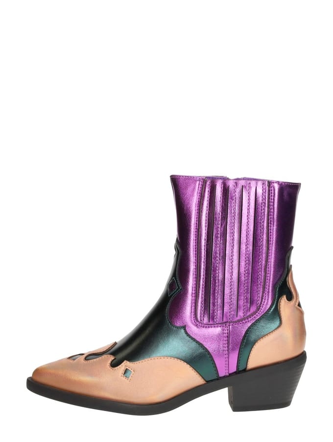 SUB55 Western boots Enkellaarsjes Hak - Rosé-goud - Maat 40