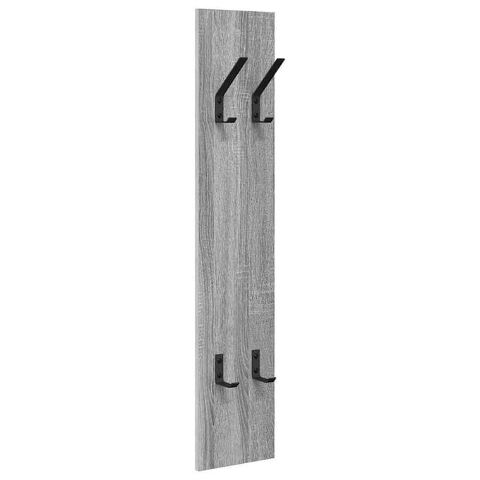 vidaXL - Wandgemonteerde - kapstok - Grijs - sonoma - 20 - x - 1.5 - x - 100 - cm
