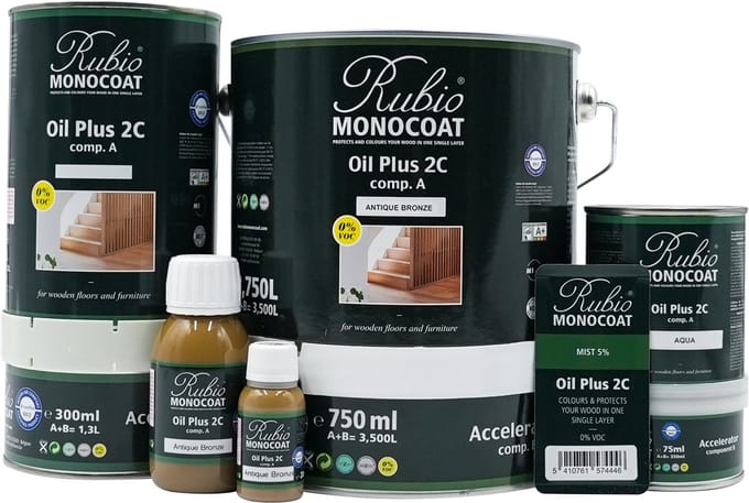 Rubio Monocoat Oil +2C White Comp. A 275ml 150653