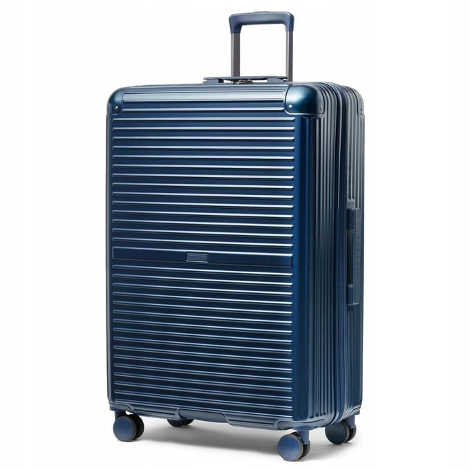 Puccini Dallas Grote Koffer 79cm Marine Polycarbonaat met TSA-sleuf