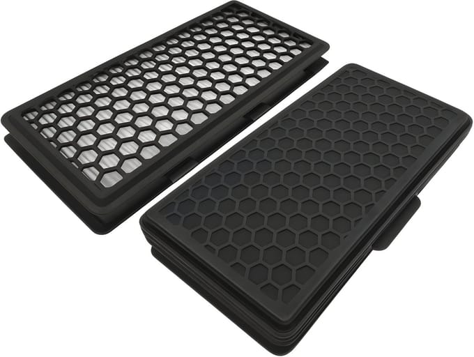 2x Actieve Hepa Vervang Filter Set Geschikt Voor Miele Classic Compact C1 Complete C2/C3 - Stofzuigerfilter