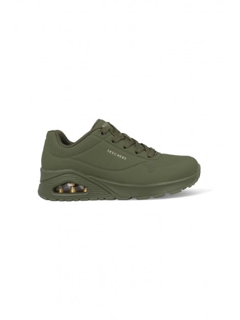 Skechers Uno - Stand On Air - Dames Sneakers - Olijfgroen