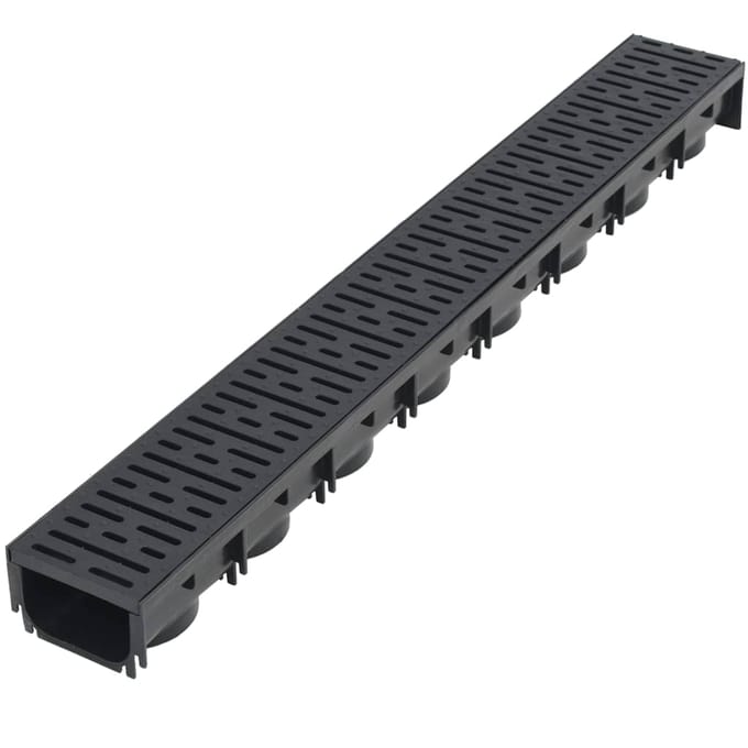Vidaxl Canaux d'Évacuation, 6 Pièces, Plastique, 6 M