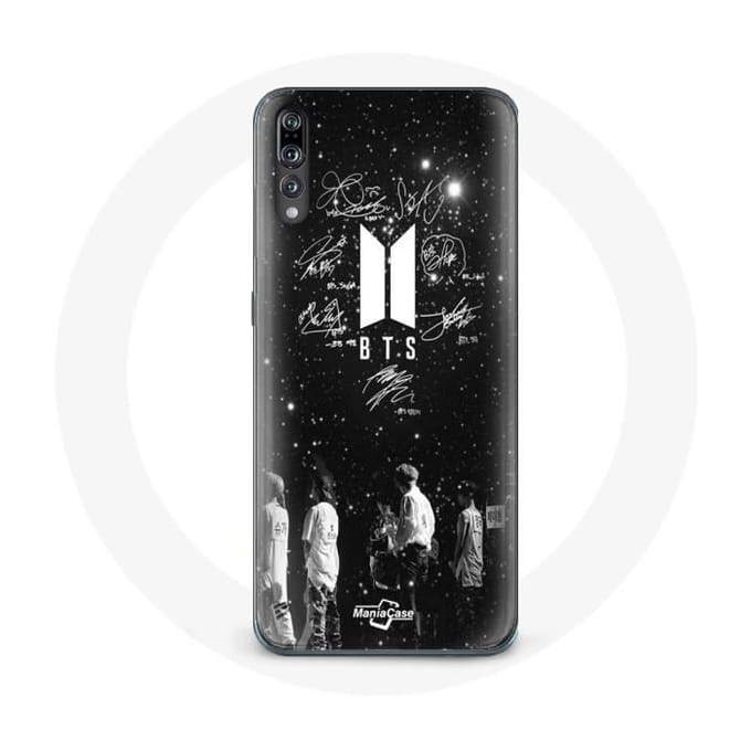 Hoesje - BTS - Huawei P20 Pro - Flexibel - Zwart - BTS Leden