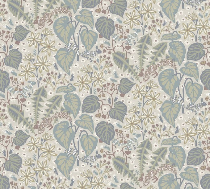 Boråstapeter Vliesbehang 2093 - Swedish Designers - Botanisch Groen - 49cm x 2.65m