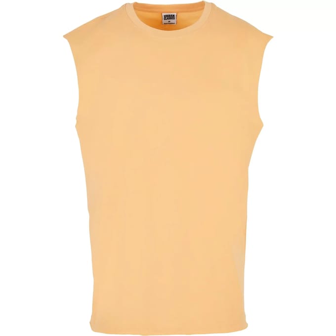 Urban Classics - Open Edge Mouwloze top - M - Oranje