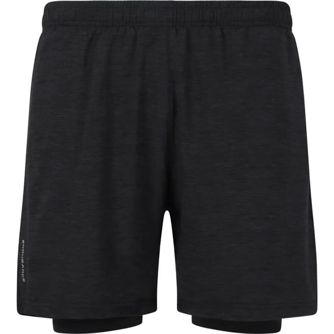 2 in 1 shorts Endurance Vanclause Melange
