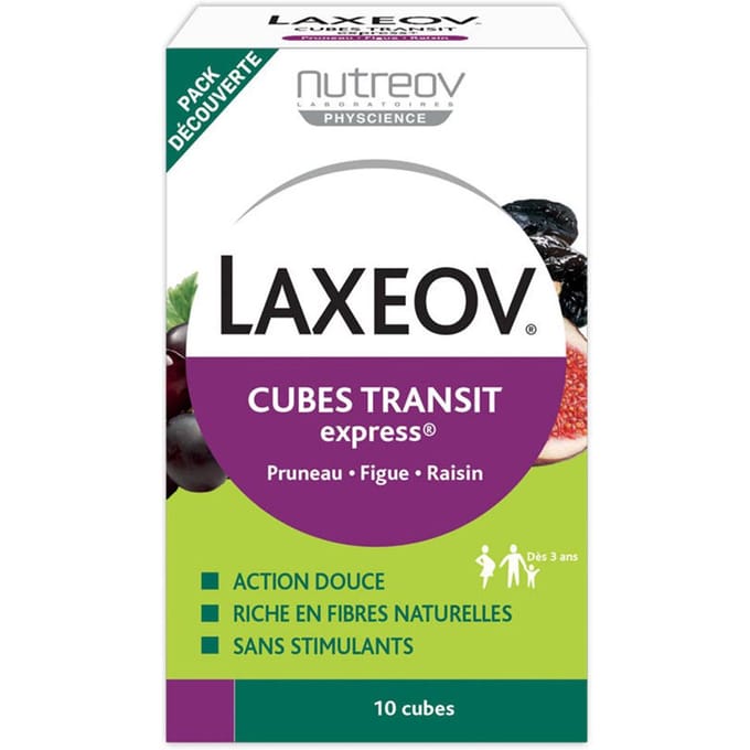 Laxeov Transit Pruim-Vijg-Druif 10x10 Kubus