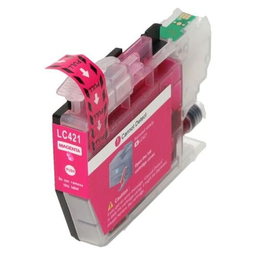 PrintAbout Inktcartridge LC-421M Magenta geschikt voor Brother