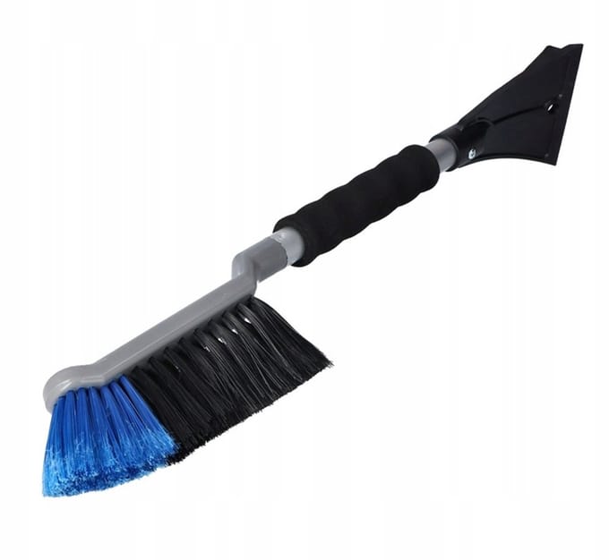 Texas - IJskrabber met Borstel - Aluminium - 50 cm - Duurzaam