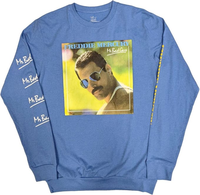 Freddie Mercury - Mr Bad Guy Longsleeve shirt - XL - Blauw