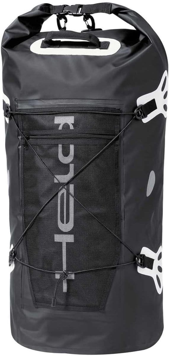Waterdichte Roltas Bagage 40 Liter Zwart-Wit voor Motor en Fiets
