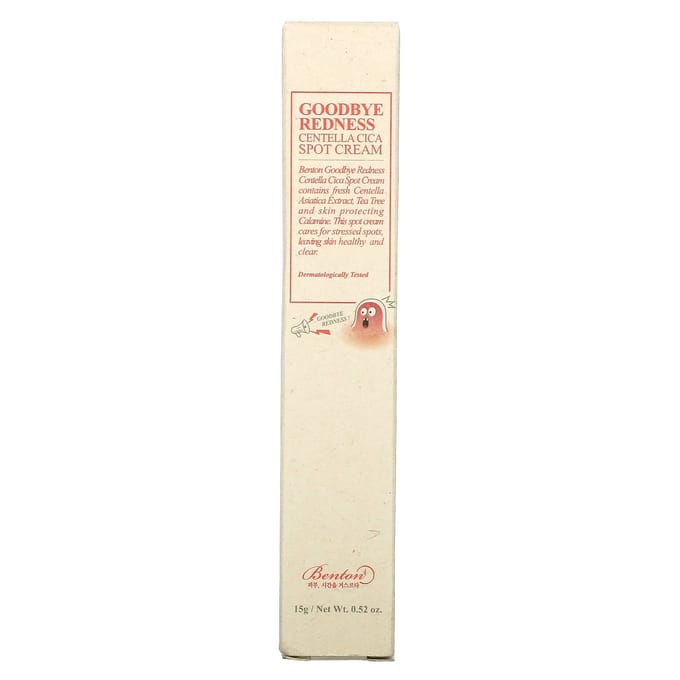 Benton, Goodbye Redness Centella Cica Spot Crème, 15g (0,52 oz) white
