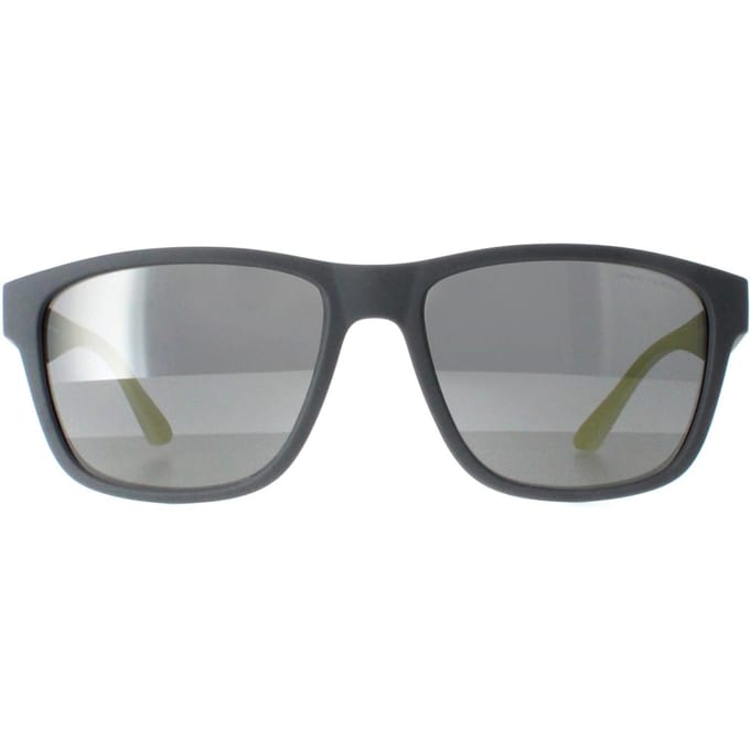 Armani Exchange AX4135S 81806G mat grijs spiegel zilver zonnebril