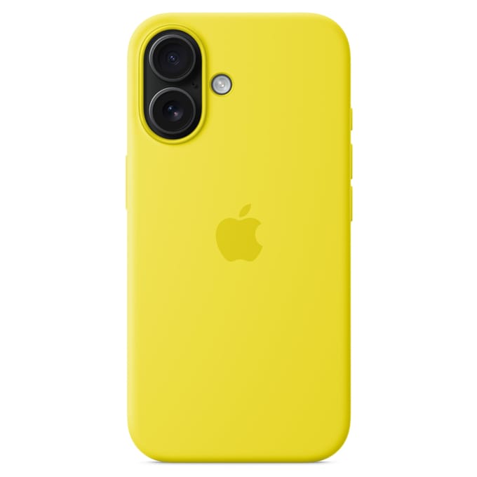 Apple Silicone Backcover MagSafe voor de Apple iPhone 16 - Star Fruit