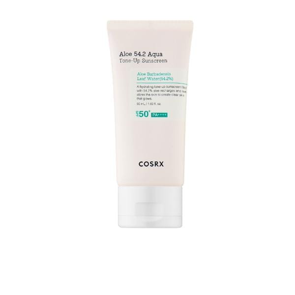 [COSRX] (tm5) Aloe 54.2 Aqua Tone-Up Sunscreen 50ml / (cu) white