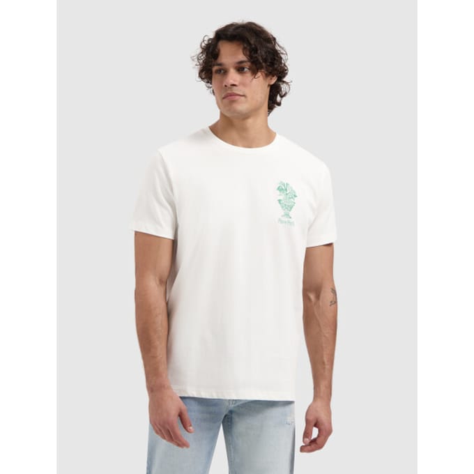 Pure Path T-shirt Embroidered Vase Off White (26010106 - 45)