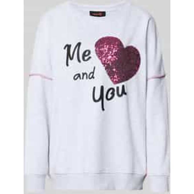 oversized fit sweatshirt van puur katoen
