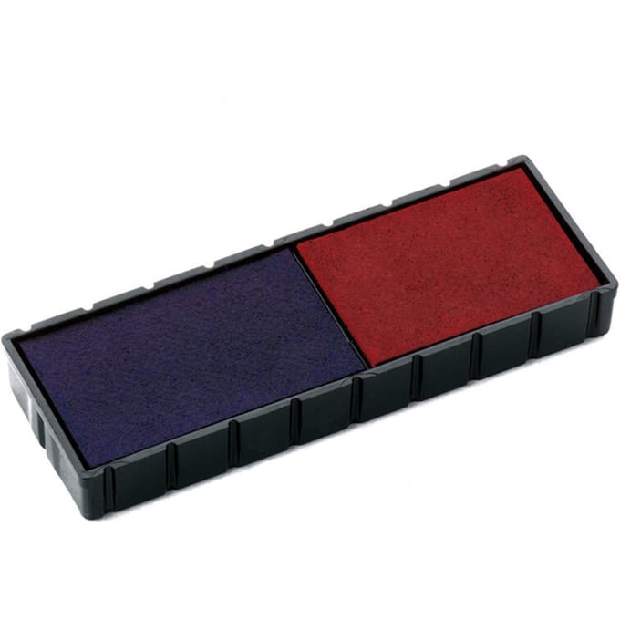 Stempelkussen Colop E/12/2 blauw en rood