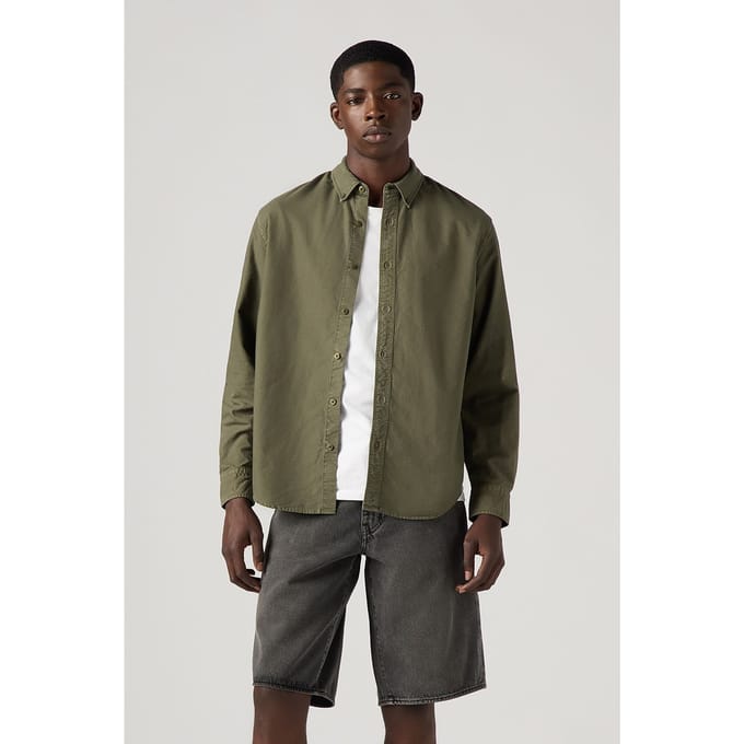Levi's Authentic Button Down Cycle Olive Garmen Taglia: S | Camicie Casual Outlet | Uomo | Verde